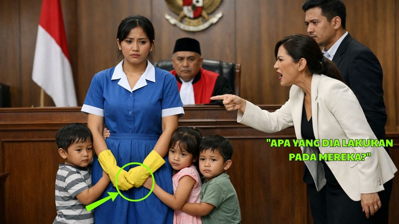 PENGUSAHA KAYA DATANG KE SIDANG CERAI BERSAMA PEMBANTU, KEPUTUSAN ANAK-ANAK MEMBUAT SEMUA TERDIAM