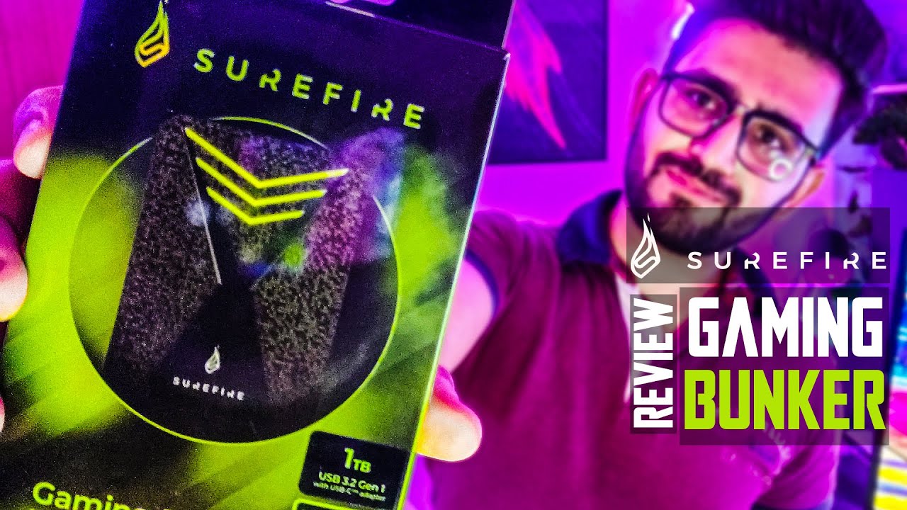 SUREFIRE GAMING BUNKER HDD | REVIEW | UNBOXING | BEST GAMING HDD | RAY TECH STUDIO