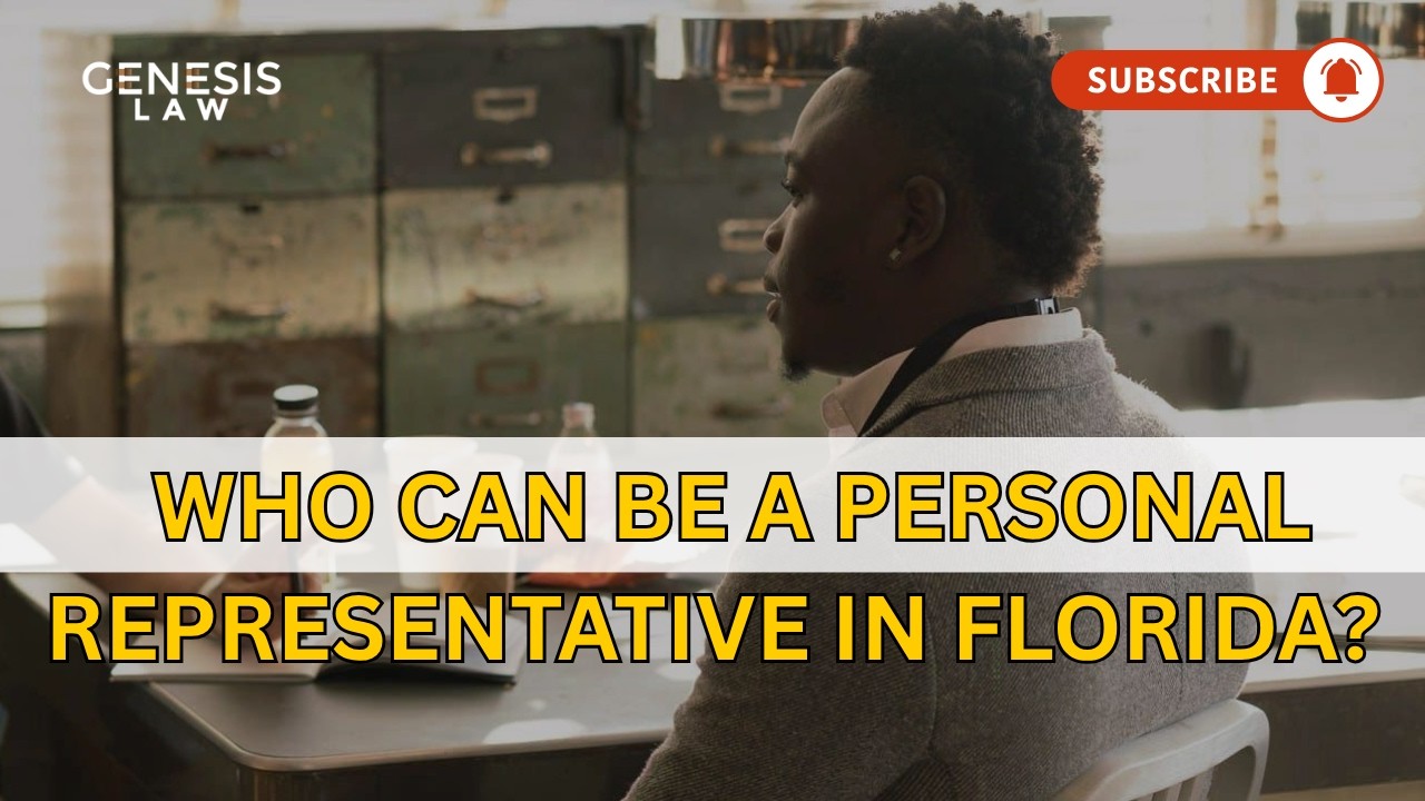 Who Can Be a Personal Representative in Florida Probate? (Eligibility Rules)