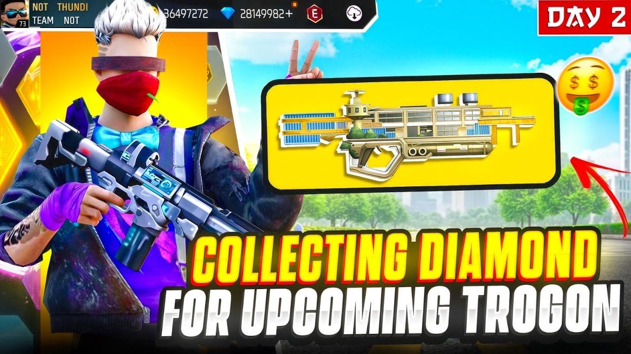 DAY 2 🔥 Of Collecting Diamonds 💎 For Upcoming Factory Trogon Skin 💀 By Playing Tournament's ▶️  