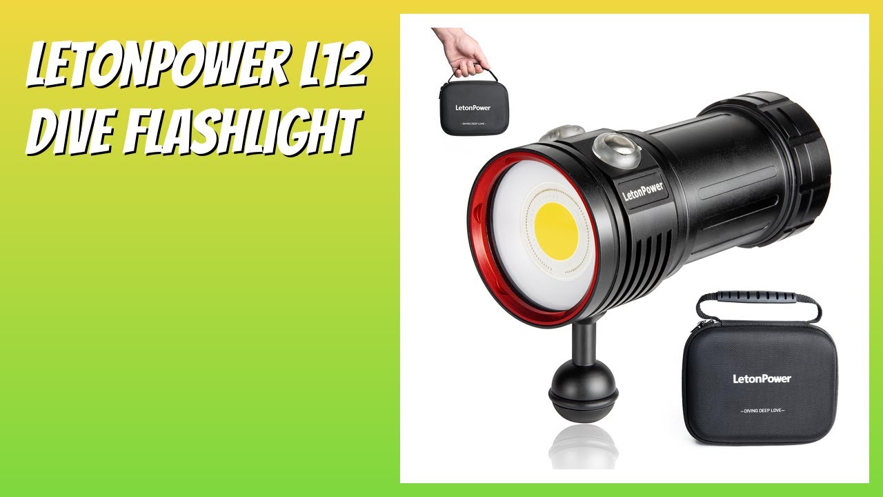 REVIEW (2025): LetonPower L12 Dive Flashlight. Features