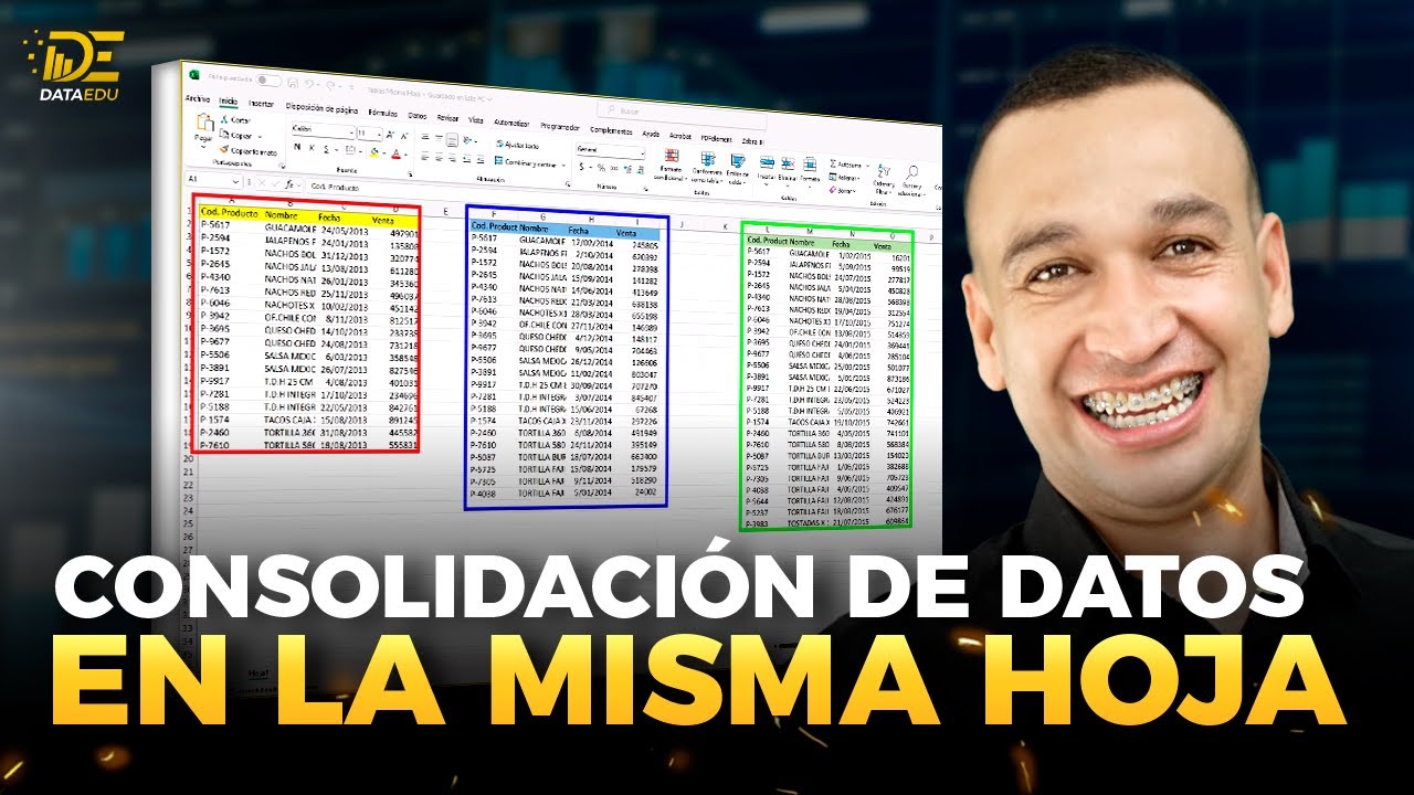 Cómo CONSOLIDAR varias Tablas de una misma hoja en Power BI