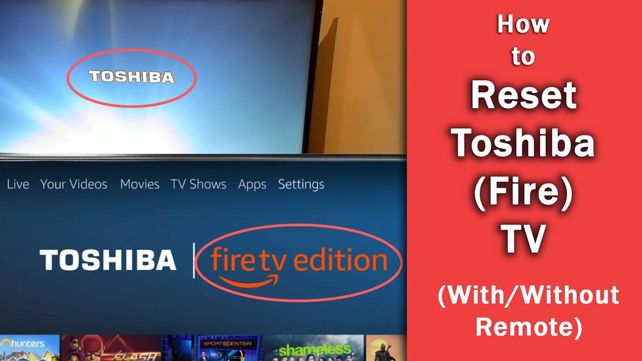 [Toshiba Fire TV] Как выполнить программный сброс и сброс настроек к заводским (без пульта дистан...