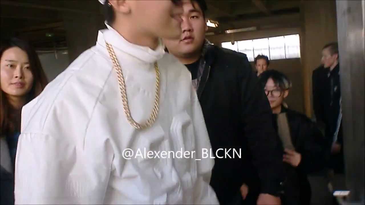 G Dragon & Taeyang at Juun J Paris Fashion Week