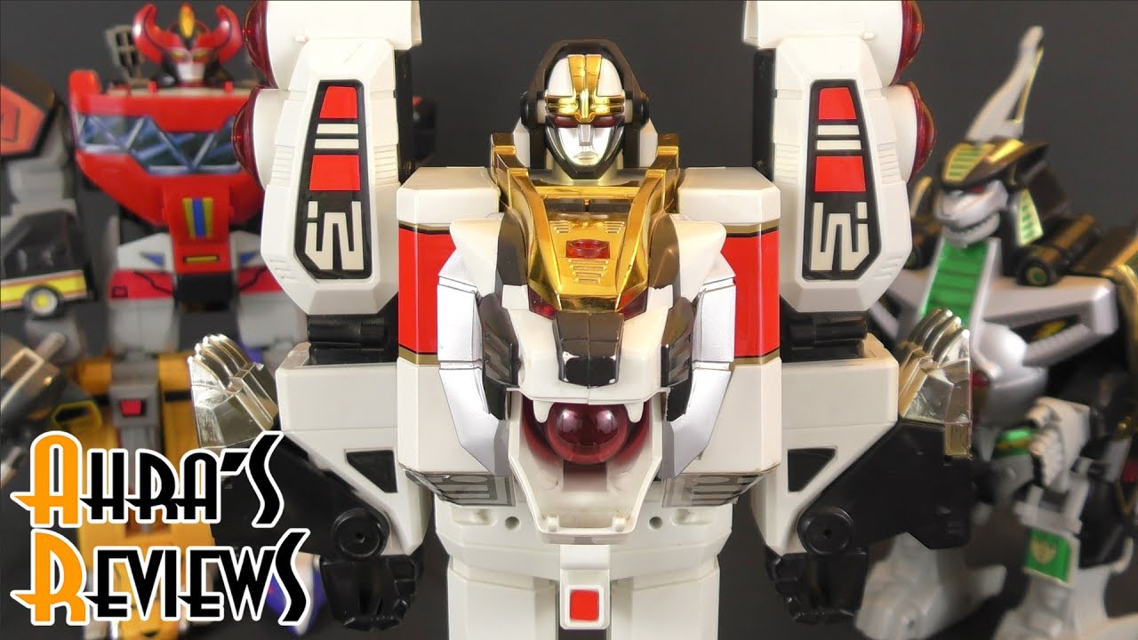 Mighty Morphin Power Rangers White Tigerzord 1993 Action Figure Toy Review Recensione