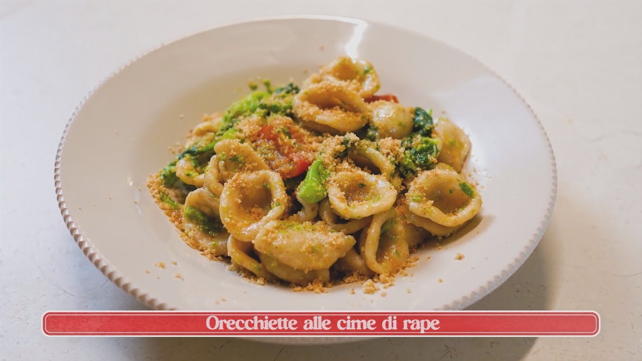 La ricetta delle orecchiette con le cime di rapa | Mangia Puglia Ama ❤️🍝