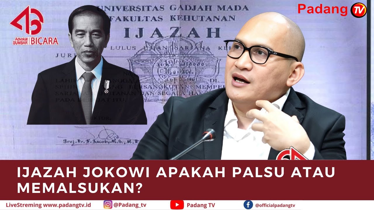Dugaan Ijazah Jokowi Apakah Palsu Atau Memalsukan Oleh Ahli Hukum Tata Negara Suharizal