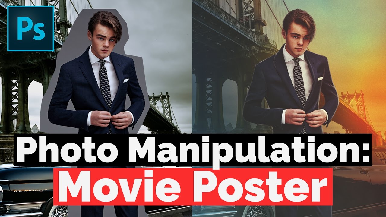 Image Compositing Techniques in Photoshop CC | Learn to Make Hollywood Movie Poster