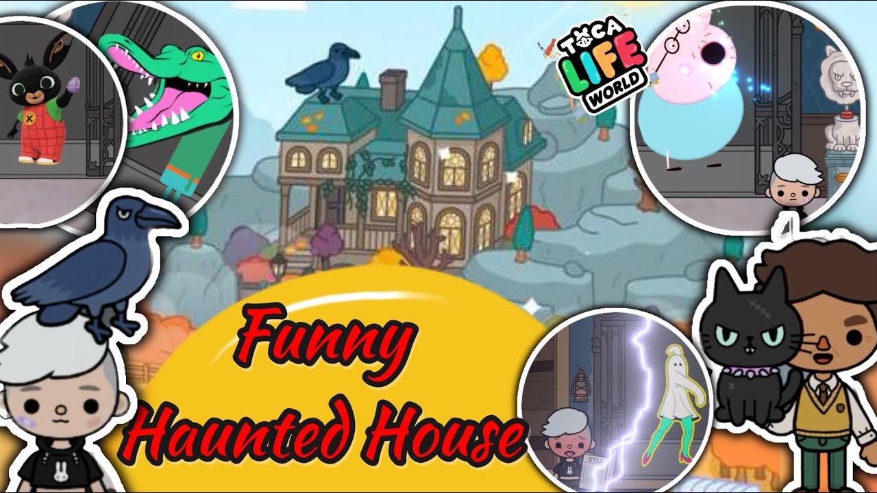 Funny Haunted House | HILARIOUS |  Toca Life Word Adventure | Kids Fun