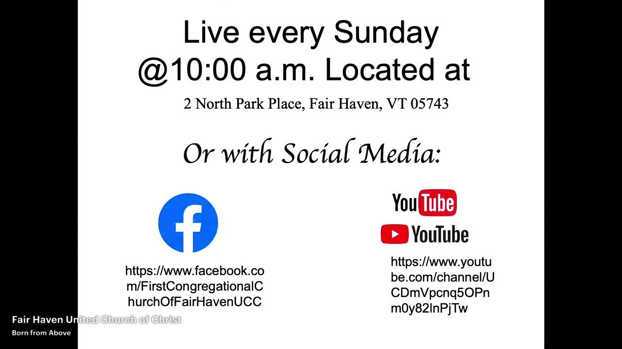 Sunday Morning Service with Pastor Jane LoBrutto