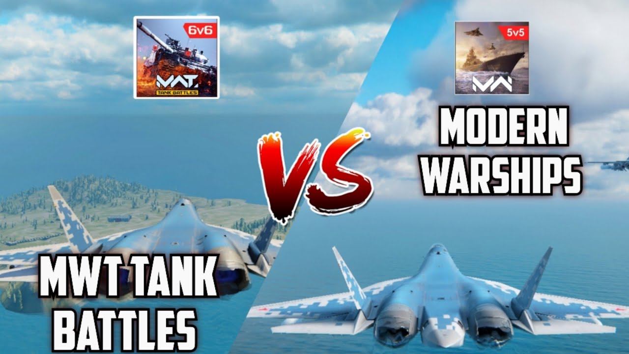 Su-57M MWT Tank Battles vs Su-57M Modern Warships