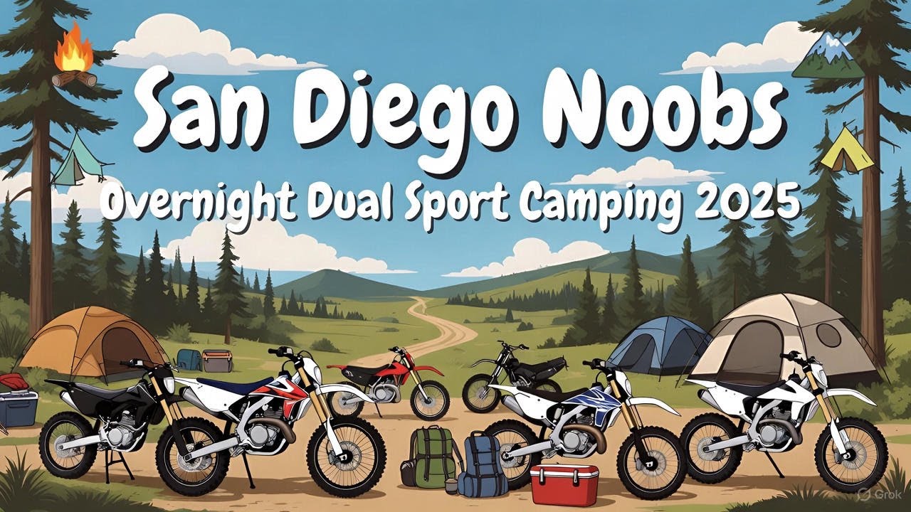 Двойной спортивный поход! Четвертый ежегодный поход с ночевкой от San Diego Adventure Riders 