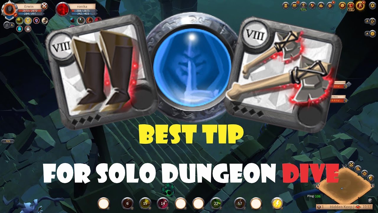 알비온 온라인 녹던다이브 꿀팁 - Best tip for solo dungeon dive