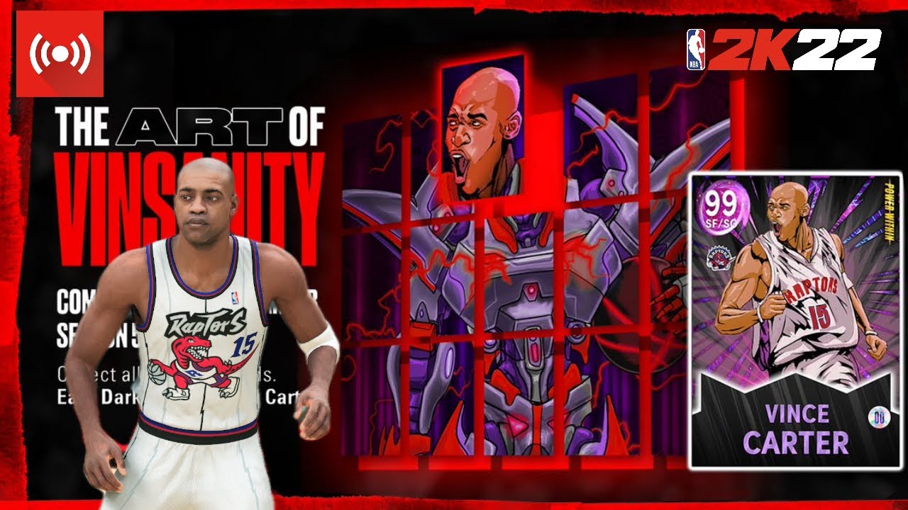 Grinding Domination For Dark Matter Vince Carter! NBA 2k22 My Team!
