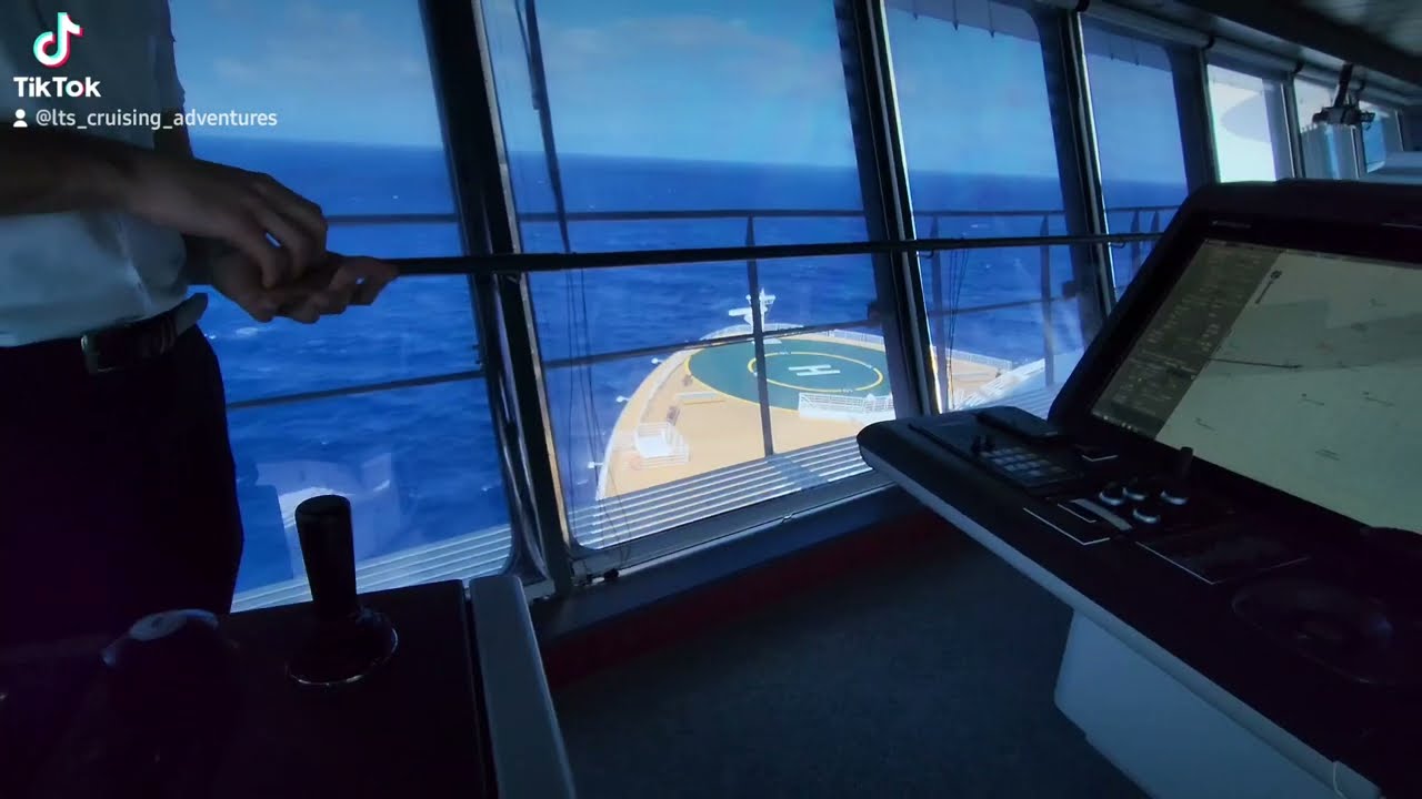 Royal Caribbean,  Symphony of the Seas Bridge Tour.