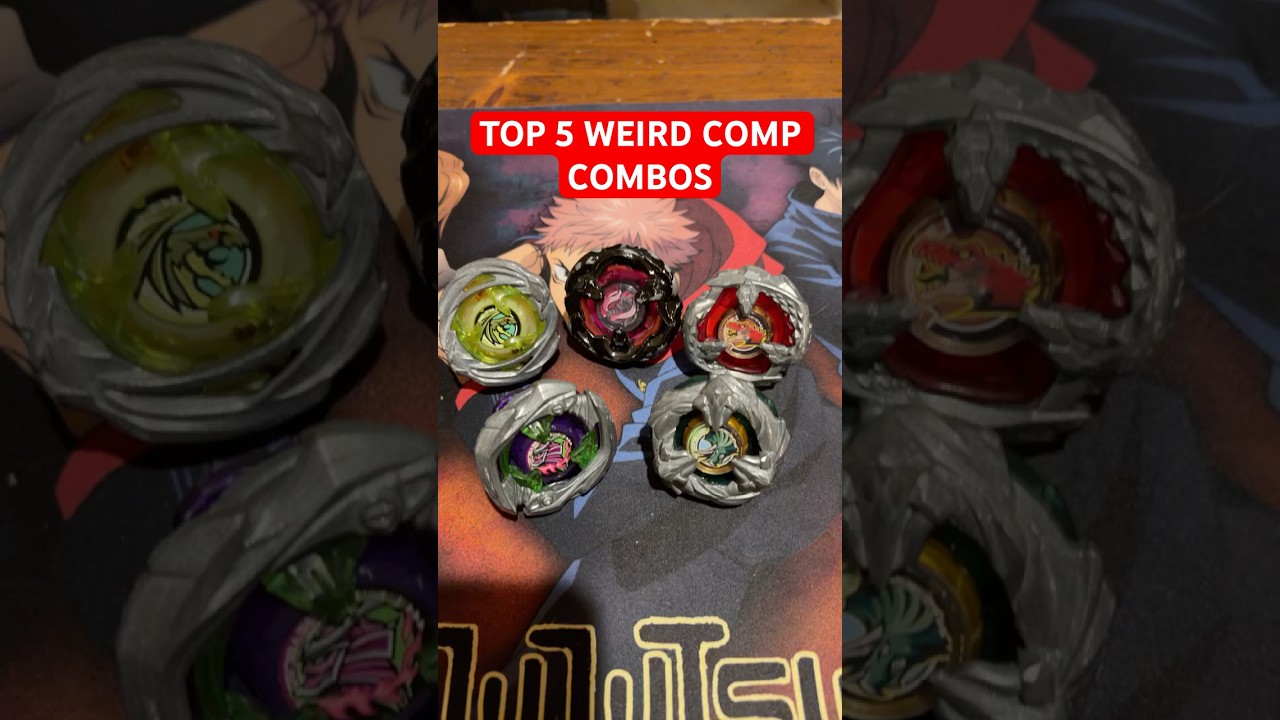 5 weird combos to try out!! #beybladex #beyblade #combo #beybladecompetition #anime