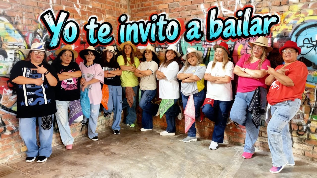 YO TE INVITO A BAILAR (cumbia) @chicosdebarrio Zumba con Erika Muñoz ✨
