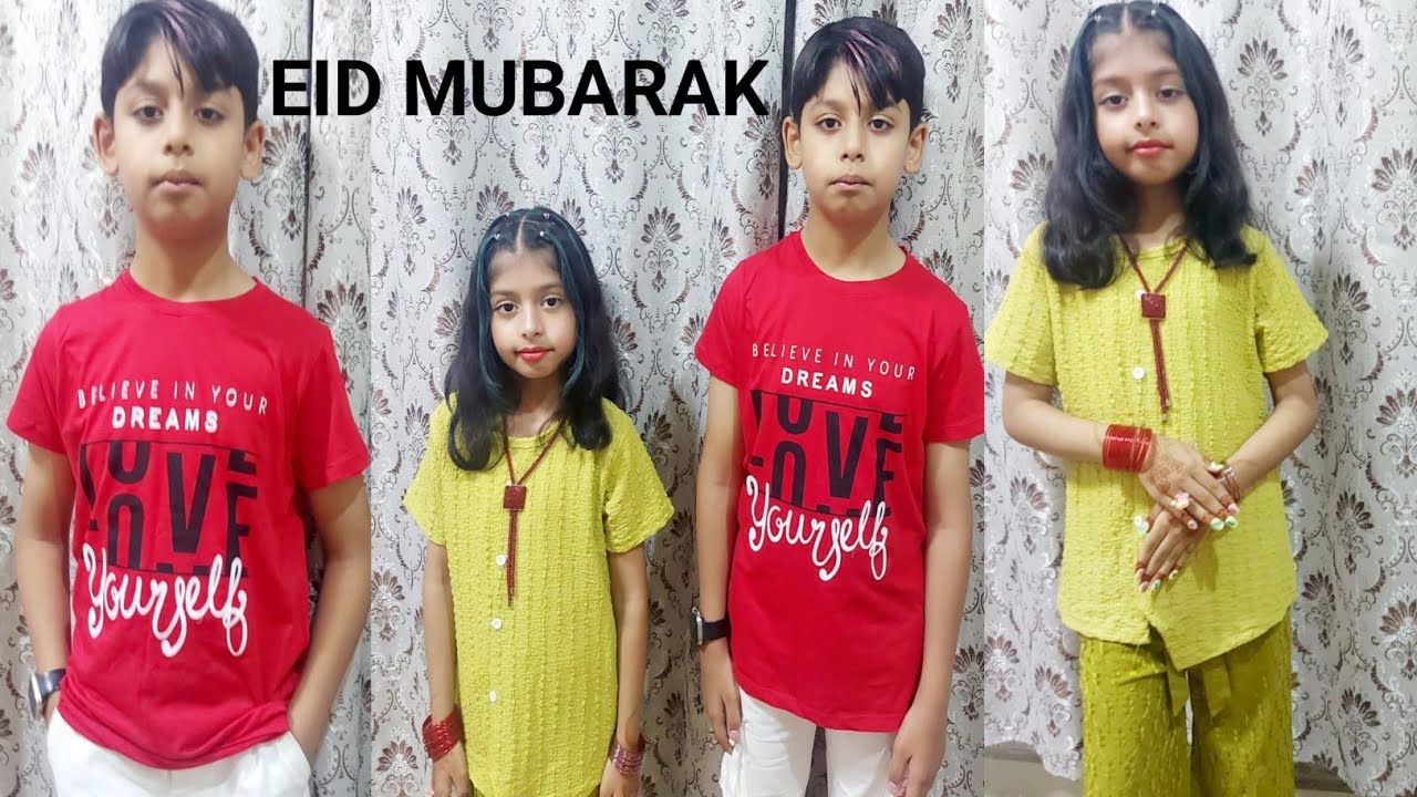 Eid Mubarak😍|enjoying eid🥳|kids eid show💃