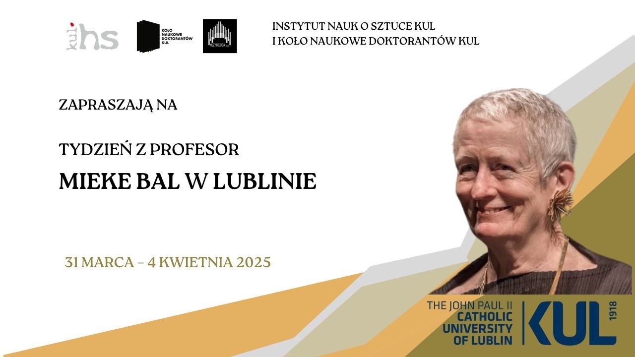 Professor Mieke Bal in Lublin,  31 March 2025: Doctoral Days’ opening lecture: “Art of Sadness”