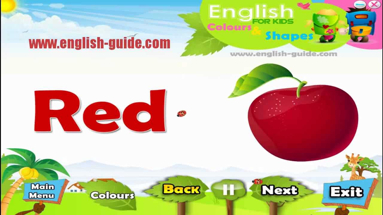 Colours تعليم الاطفال الانجليزية - الالوان