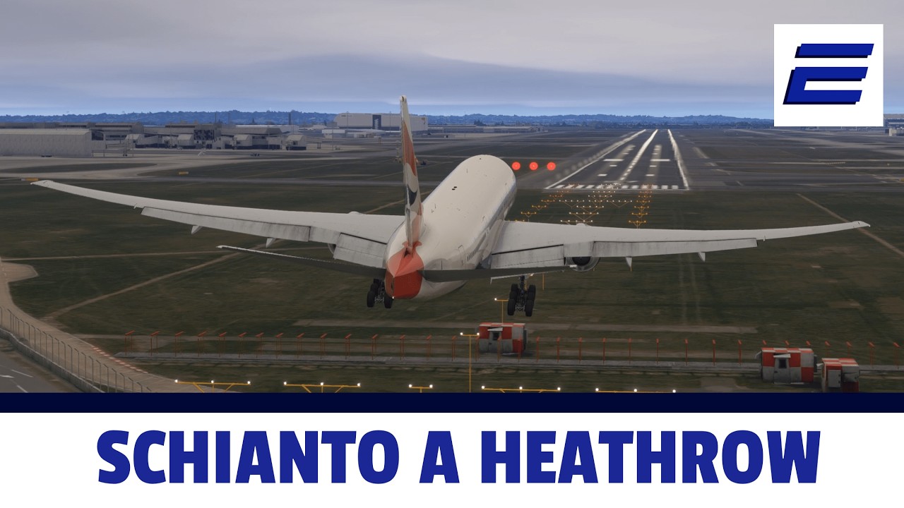 💥SCHIANTO A HEATHROW - ✈️ Volo British Airways 38