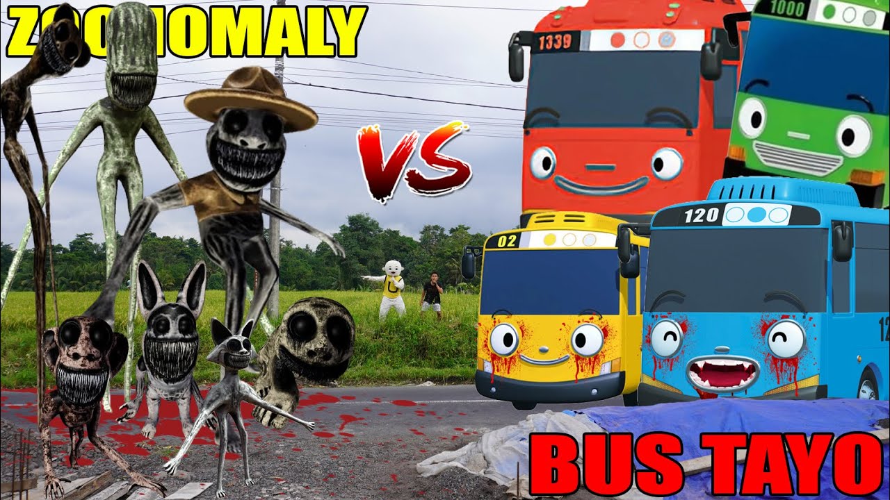 ZOONOMALY VS BUS TAYO?!