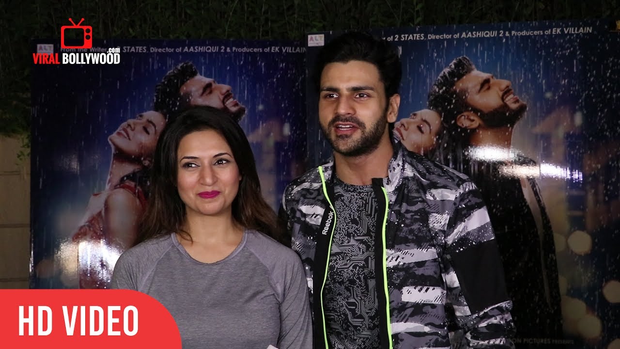 Divyanka Tripathi And Vivek Dahiya At Half Girlfriend Success Party | Viralbollywood
