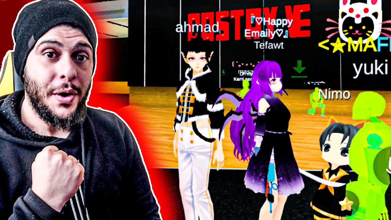 لعبة متل افاكين لكن فيها مايك وشات وبناء واماكن واشياء خرافية 🔥😍 virtual droid