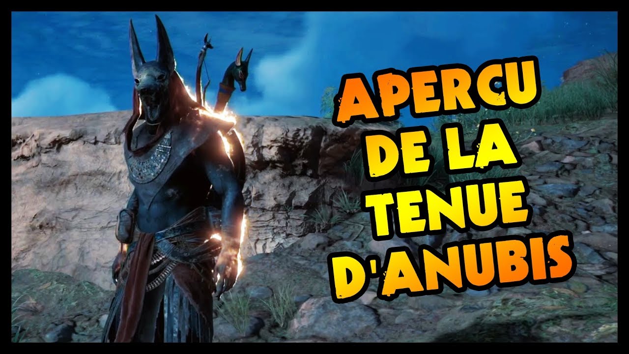 PREMIER APERÇU DE LA TENUE D'ANUBIS (Assassin's Creed Origins)