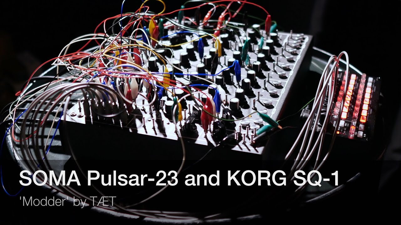 SOMA Pulsar-23 and Korg SQ-1: Modder