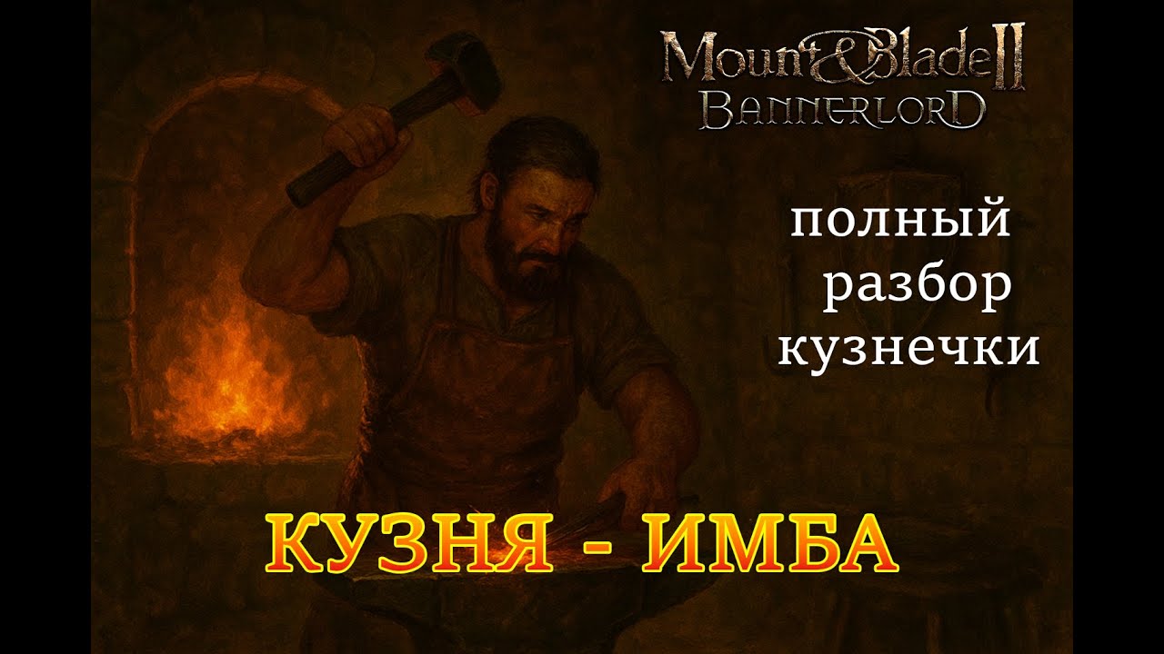 Кузнечное дело в Mount & Blade II: Bannerlord (War Sails) — как прокачать, ковать и зарабатывать