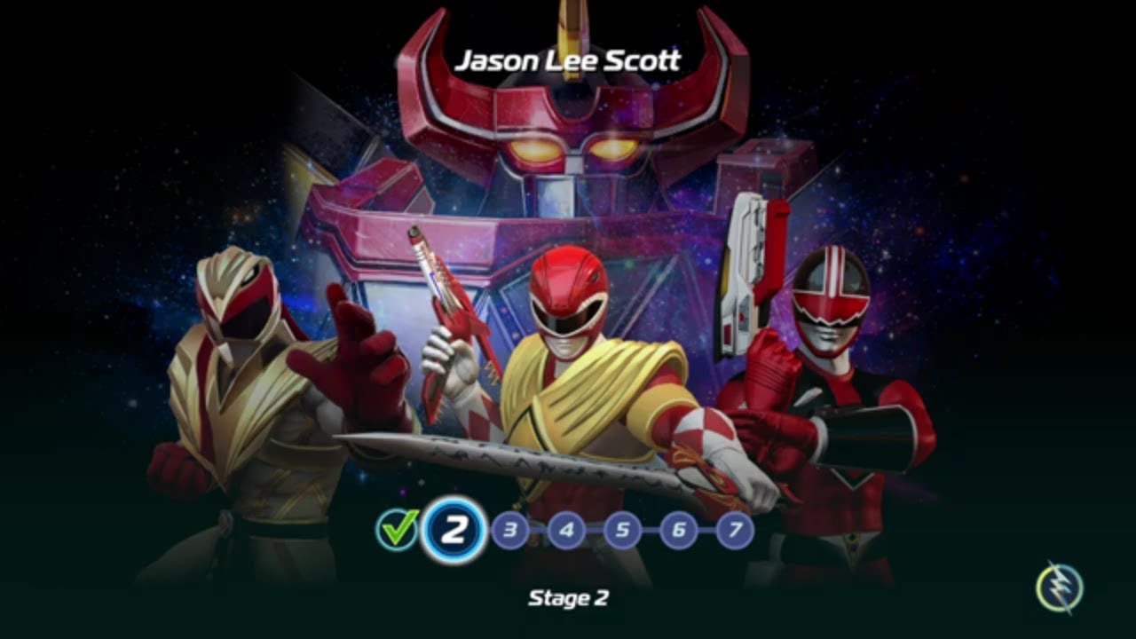 Power Rangers - Battle for The Grid Red Ranger Jason,Crimson Hawk Ranger,Quantum Ranger Arcade Mode