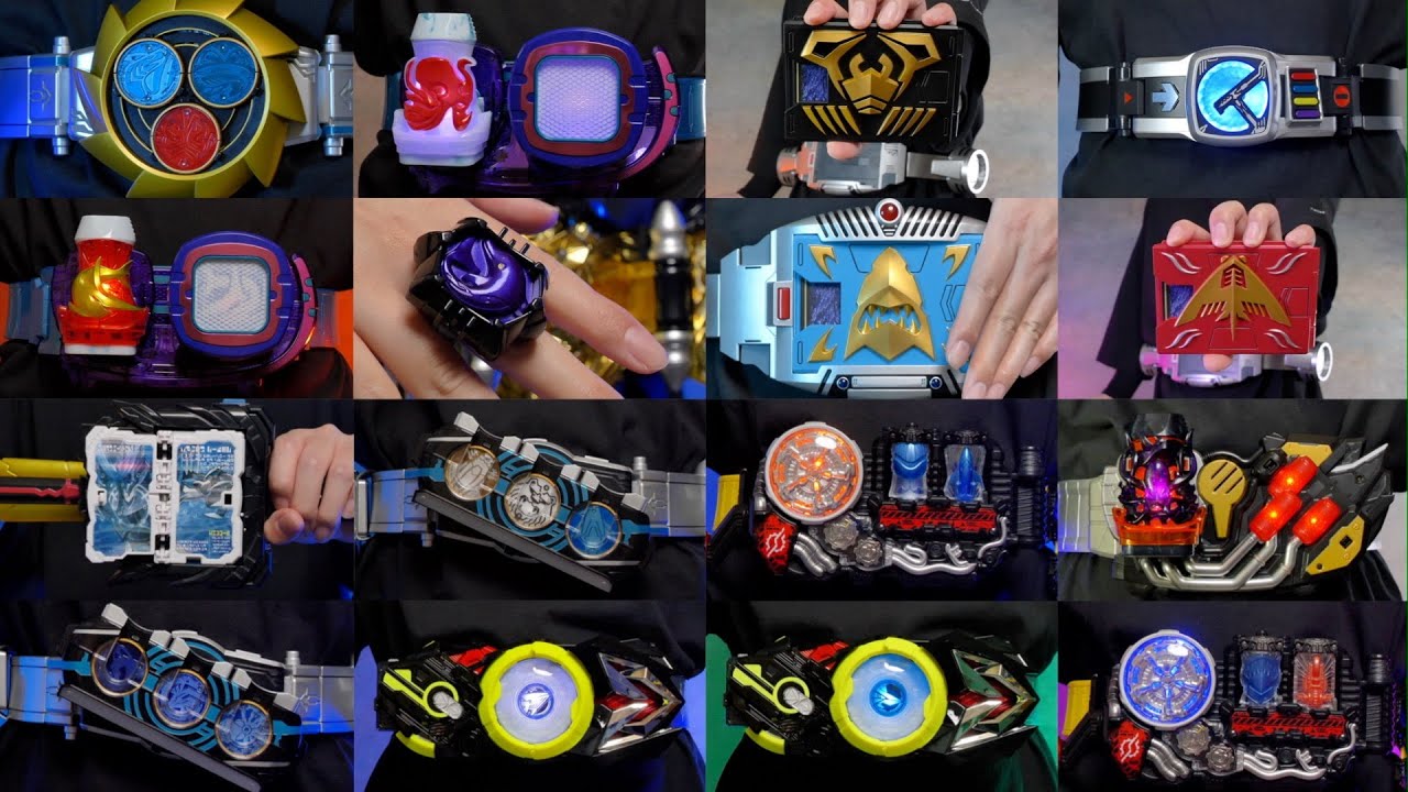 海洋生物がモチーフの仮面ライダー・変身アイテム集【平成・令和】/Marine life motif KamenRiders & Items | Heisei Reiwa