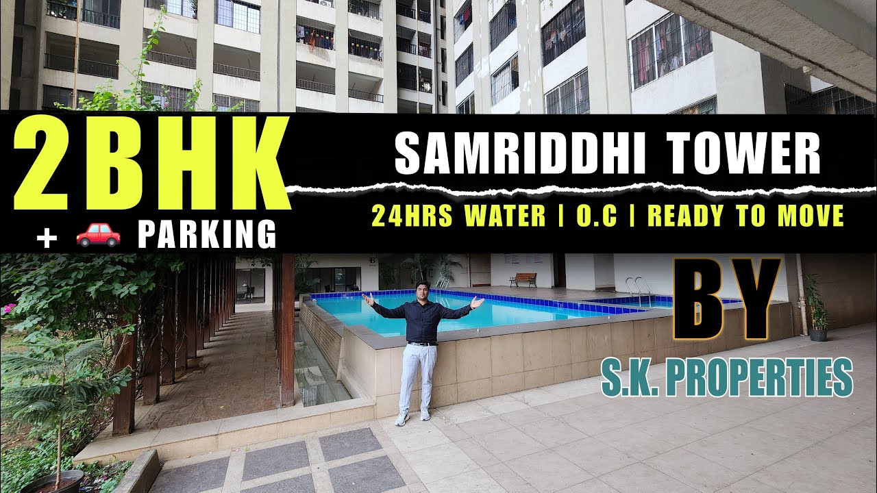 2BHK Resale Furnished Flat Sale At Mira Road, Mumbai / L&T Samriddhi Tower / 📞 9222253333 #2bhk