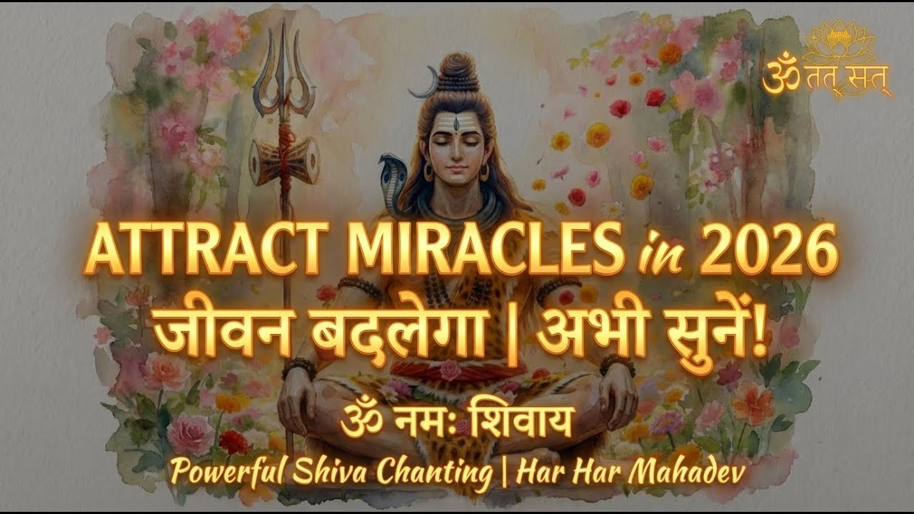 ॐ नमः शिवाय |Attract Miracles in 2026 | Powerful Shiva Chanting | Har Har Mahadev