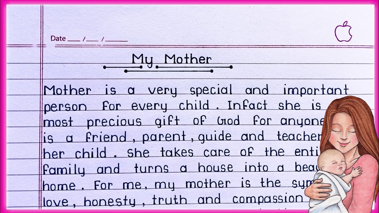 Essay on My Mother in English || My Mother essay in English || My Mother essay writing ||