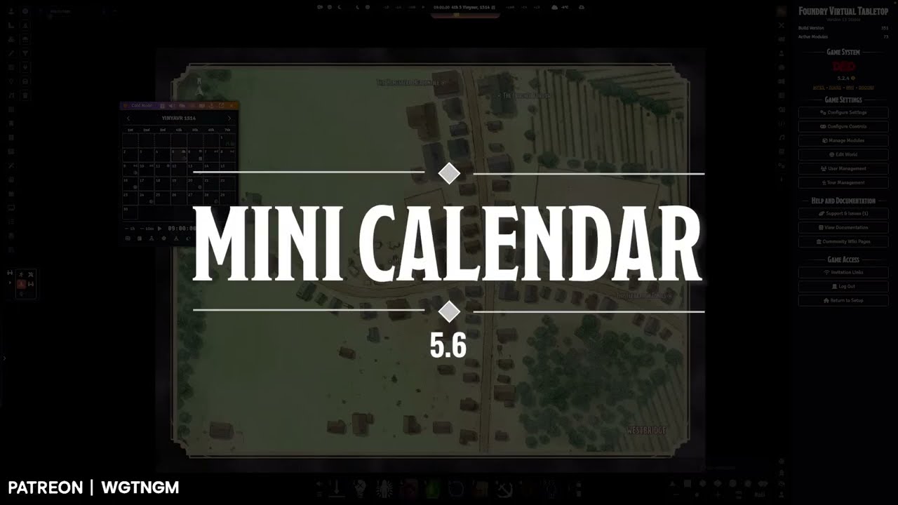 Mini Calendar 5.6