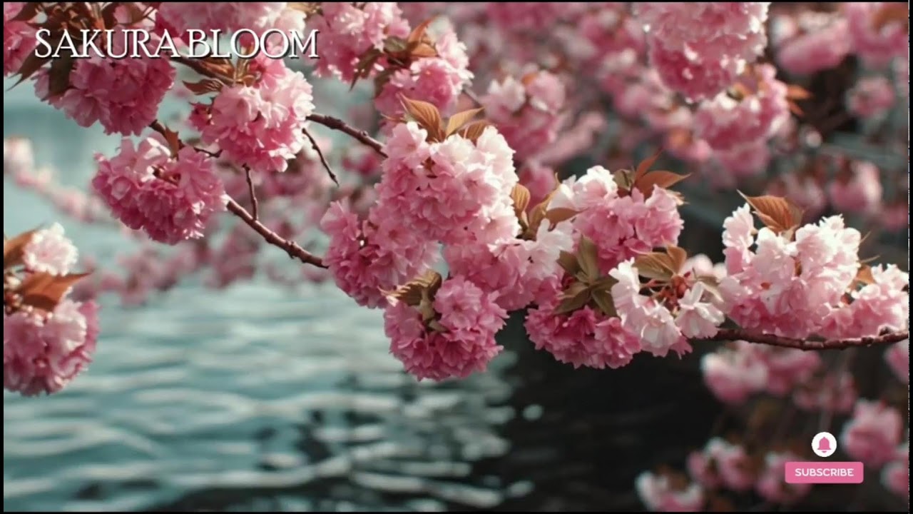 🔴 桜ブルーム – 癒しのピアノと日本の自然音 | 瞑想と安眠の音楽 Healing piano + nature sounds Jepang.