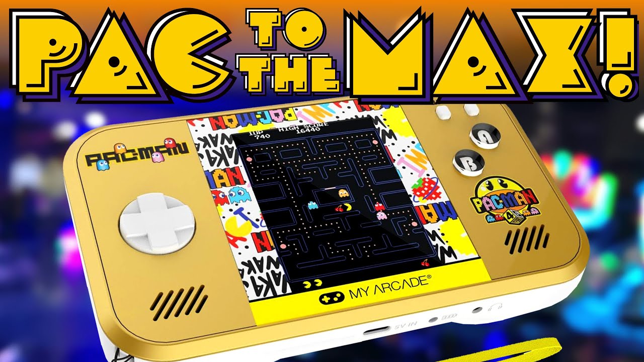 Обзор НОВОГО Pac-Man Pocket Player MAX | Отпразднуйте 45-летие Pac-Man