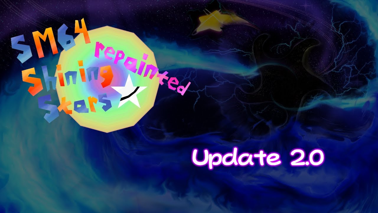 SM64 Shining Stars Repainted Version 2.1 RELEASE + SS1r GOOD VERSION