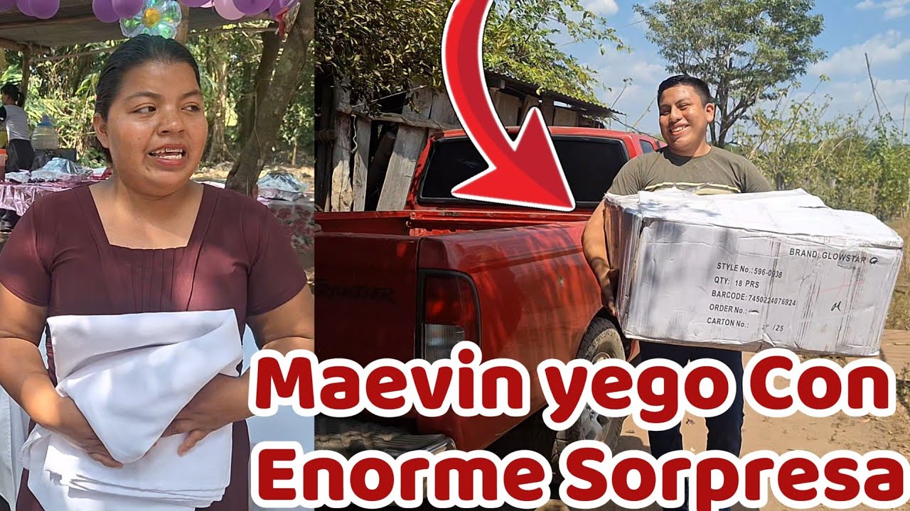 //Rosi Queda Boca abierta😱Marvin Yega Enorme Caja De Sorpresa🎁Vean Para Kien es