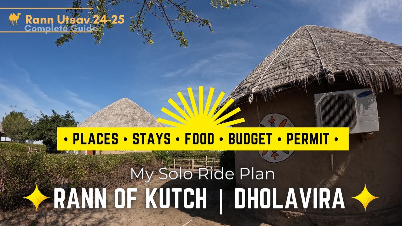 Rann Of Kutch Tour Guide 2024 | Solo Bike Ride Plan | Total Budget Revealed | White Rann | Tent City