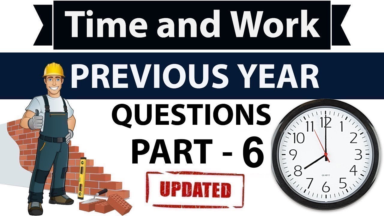 Time and Work previous year questions Part 6 - Problems Shortcuts Tricks SSC CGL IBPS PO Clerk Bank