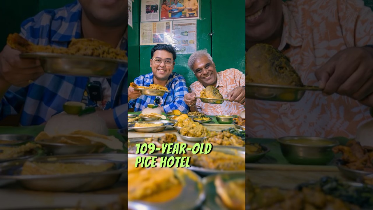 Tarun Niketan | 109-year-old Pice Hotel | South Kolkata Street Food with Ashish Vidyarthi #shorts
