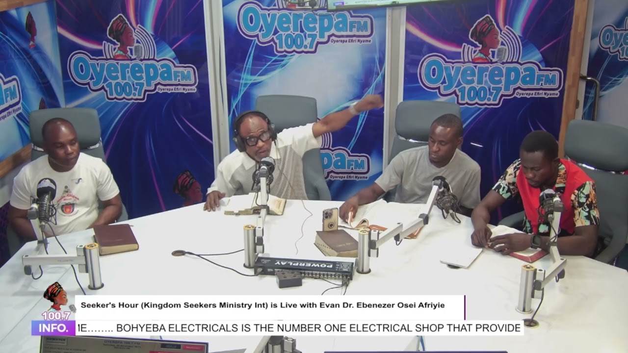Seeker's Hour is Live with Evan Dr. Ebenezer Osei Afriyie || 20-12-2025