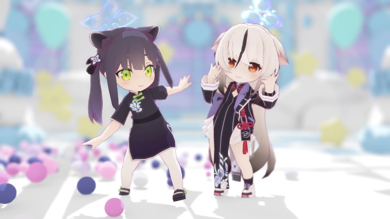 【Blue Archive/MMD】Welcome to Plum Blossom Kindergarten✧【Shun（small）/Kokona】
