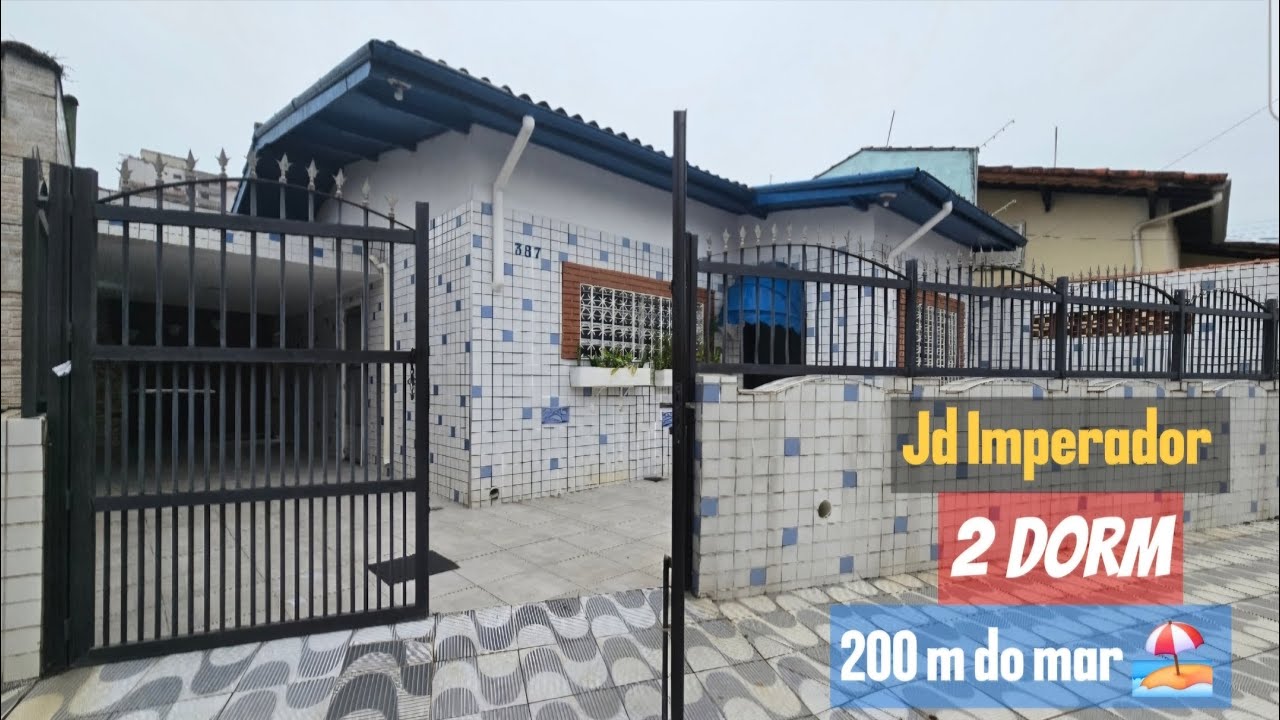 #VENDIDA#📢🌞Casa com 2 Dorm no Jd Imperador,  200 m do mar, por R$ 335 Mil! 🏖😲👈