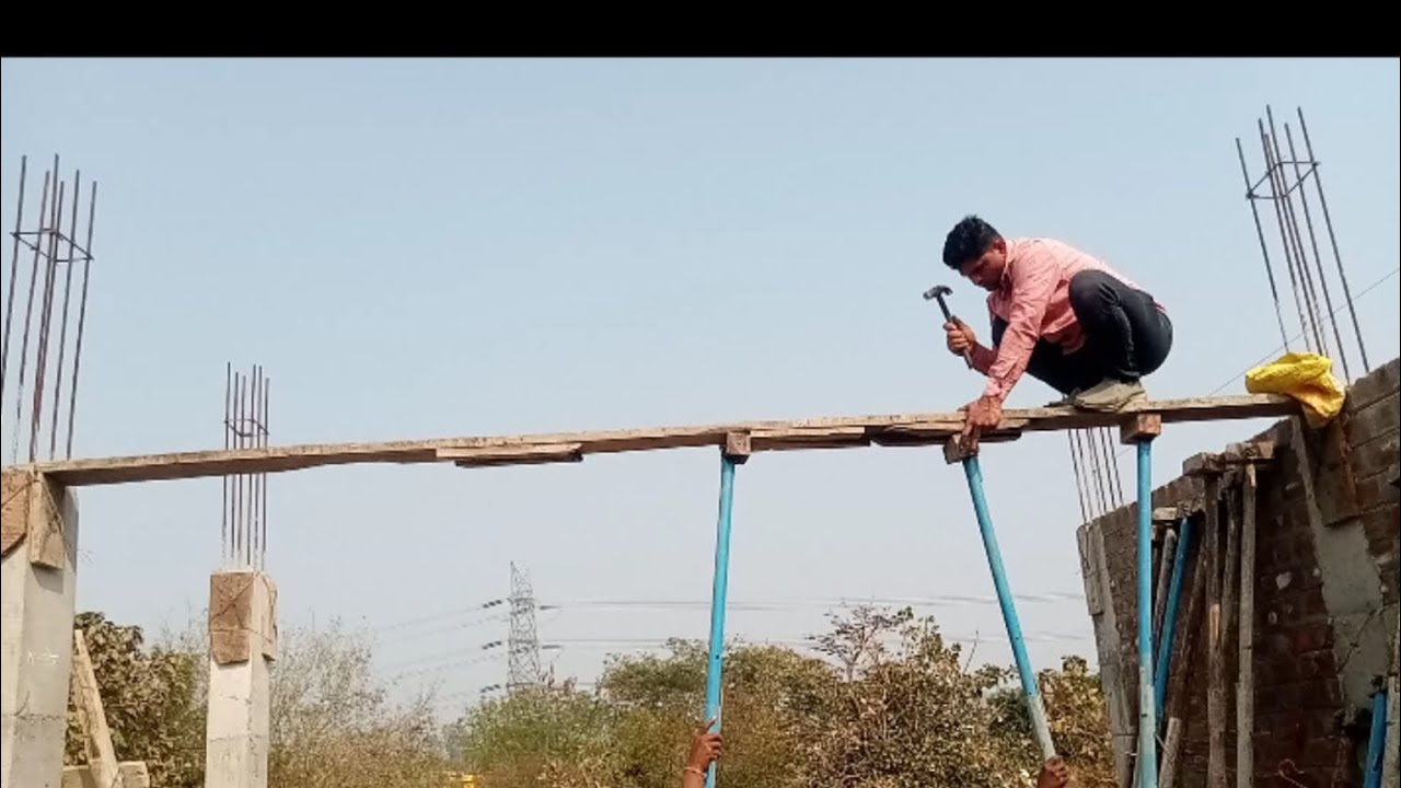 कॉलम में बॉटम कैसे ठोकेlRaj Mistri Tips ,senting kaise toke, construction