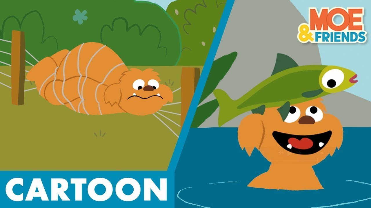 Moe & Friends Cartoon Compilation | 12 Slapstick Shorts for Kids