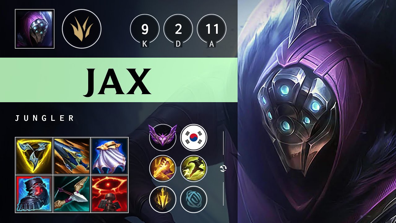 Jax Jungle vs Master Yi - KR Master Patch 25.08